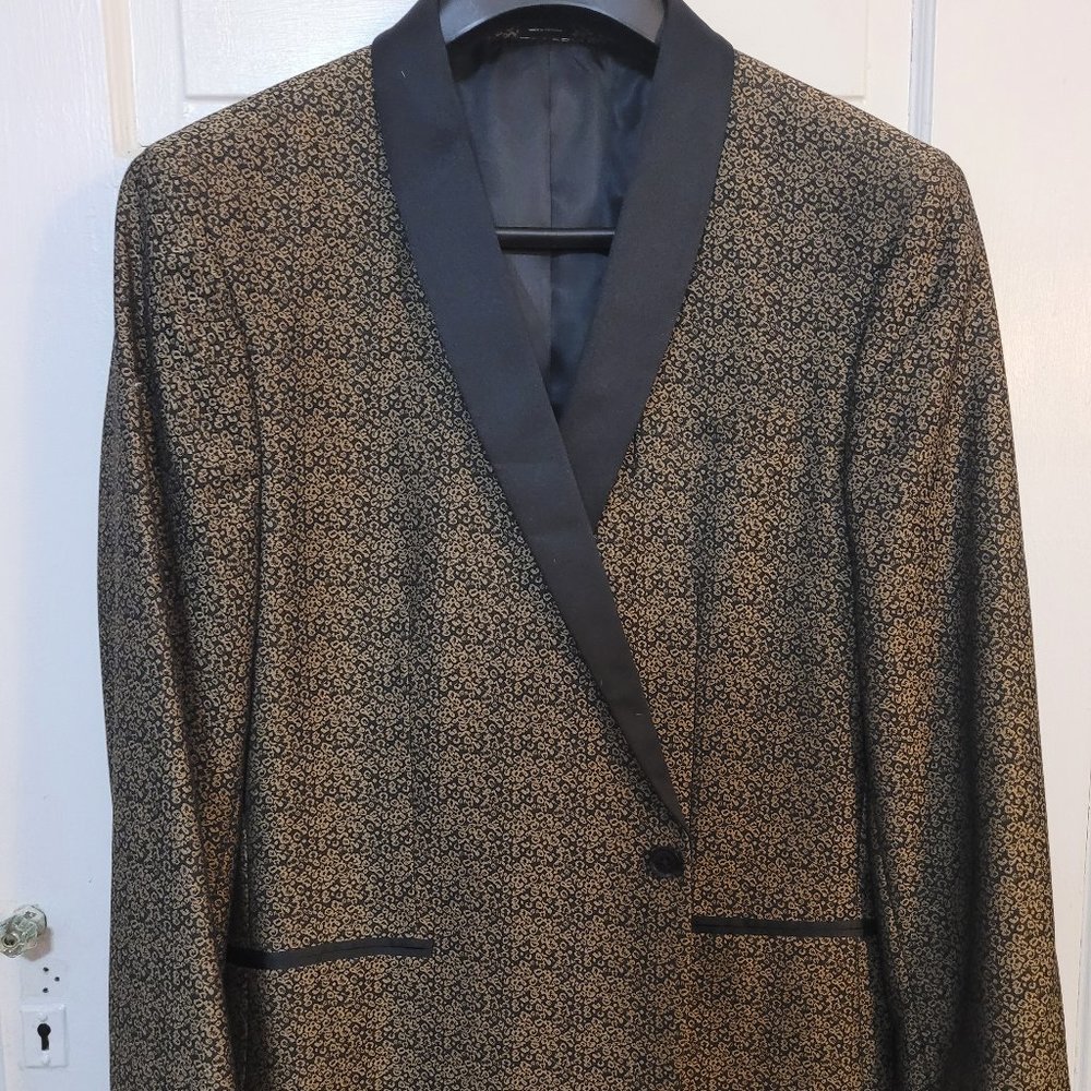 Gold Floral Dinner Jacket